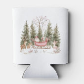Rafraîchisseur Pour Canette Santa Claus, Sleigh, Présents Noël de forêt (Dos)