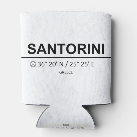 Rafraîchisseur Pour Canette Santorin (Dos)