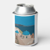 Rafraîchisseur Pour Canette Santorin Grèce (Can devant)