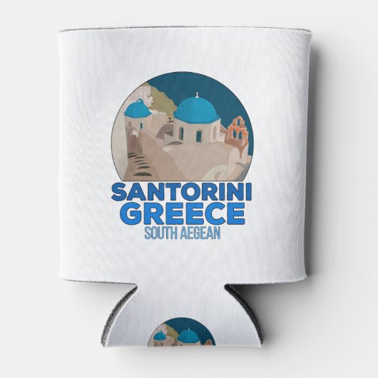 Rafraîchisseur Pour Canette Santorin Grèce Egée du Sud (Devant)