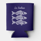 Rafraîchisseur Pour Canette Sardines-Bleu Hawaïen (Devant)