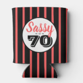 Rafraîchisseur Pour Canette Sassy à 70 Anniversaire fête Can Cooler (Dos)