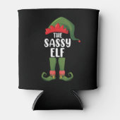 Rafraîchisseur Pour Canette Sassy Elf Matching Family Group Christmas Party (Devant)