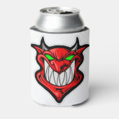 Rafraîchisseur Pour Canette satan tête visage démon de dessin (Can Dos)