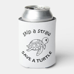 Rafraîchisseur Pour Canette Sauter Une Paille Sauver Une Tortue Copie Copie Co