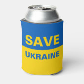 Rafraîchisseur Pour Canette Sauvez le drapeau ukrainien (Can Dos)