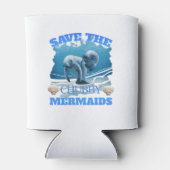Rafraîchisseur Pour Canette Sauvez Les Manatées De Sirènes De Chubby (Dos)