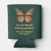 Rafraîchisseur Pour Canette Save the Monarch butterfly (Dos)