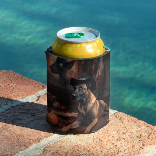 Rafraîchisseur Pour Canette Scandale d'Halloween Citrouille (Piscine in situ)