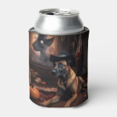 Rafraîchisseur Pour Canette Scandale d'Halloween Citrouille (Can devant)