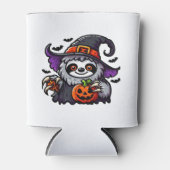 Rafraîchisseur Pour Canette Scary Halloween Sloth Witch Costume Casquette Mer (Devant)