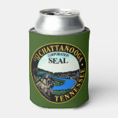 Rafraîchisseur Pour Canette Sceau de Chattanooga, Tennessee (Can devant)