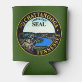Rafraîchisseur Pour Canette Sceau de Chattanooga, Tennessee (Devant)