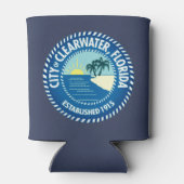 Rafraîchisseur Pour Canette Sceau de Clearwater, Floride (Dos)