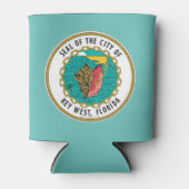 Rafraîchisseur Pour Canette Sceau de Key West, Floride (Devant)