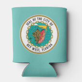 Rafraîchisseur Pour Canette Sceau de Key West, Floride (Dos)