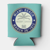 Rafraîchisseur Pour Canette Sceau de Miami Beach, Floride (Devant)