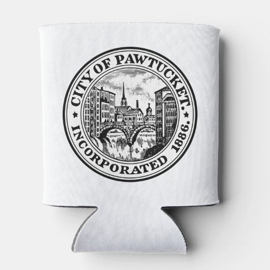 Rafraîchisseur Pour Canette Sceau de Pawtucket, Rhode Island (Dos)