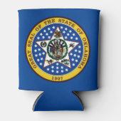Rafraîchisseur Pour Canette Sceau d'État de l'Oklahoma (Devant)