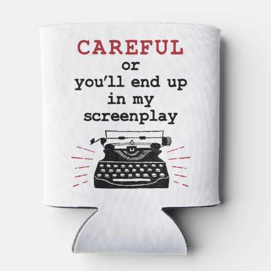 Rafraîchisseur Pour Canette Scénariste Attention Finit Dans Mon Écran (Dos)