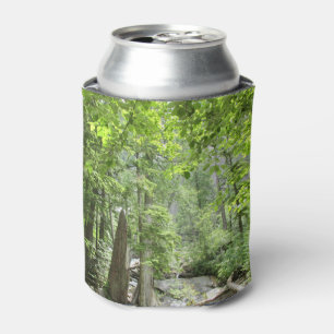 Rafraîchisseur Pour Canette Scène de Forêt Verte Magique.