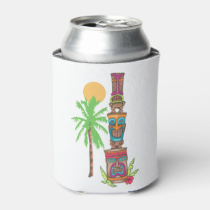Rafraîchisseur Pour Canette Scène de totem tropical