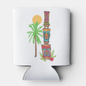 Rafraîchisseur Pour Canette Scène de totem tropical (Dos)