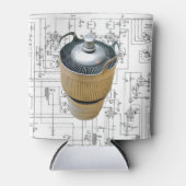 Rafraîchisseur Pour Canette Schéma du tube de transmission en céramique (Devant)