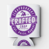 Rafraîchisseur Pour Canette "Scrapbookers - Couper, Coller et Répéter" (Dos)