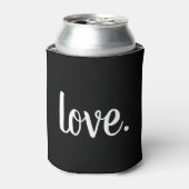 Rafraîchisseur Pour Canette script chic LOVE. | (Can devant)