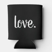 Rafraîchisseur Pour Canette script chic LOVE. | (Dos)