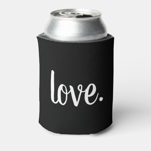 Rafraîchisseur Pour Canette script chic LOVE. | (Can Dos)