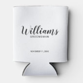 Rafraîchisseur Pour Canette Script moderne Salons personnalisés (Devant)