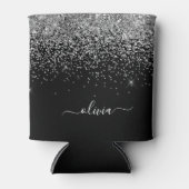 Rafraîchisseur Pour Canette Script Monogram Girly Name (Devant)