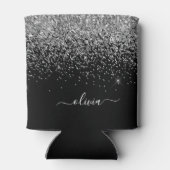 Rafraîchisseur Pour Canette Script Monogram Girly Name (Dos)