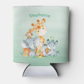 Rafraîchisseur Pour Canette Sea Green Watercolor Cute (Devant)