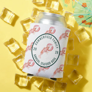 Rafraîchisseur Pour Canette Seafood Boil Family Homard Crawfish Party