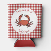 Rafraîchisseur Pour Canette Seafood Boy Party (Devant)