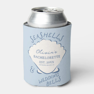 Rafraîchisseur Pour Canette Seashells & Wedding Bells Enterrement de Vie de Je