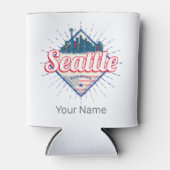 Rafraîchisseur Pour Canette Seattle Washington États-Unis City Skyline USA (Devant)