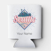 Rafraîchisseur Pour Canette Seattle Washington États-Unis City Skyline USA (Dos)