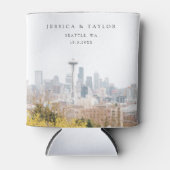 Rafraîchisseur Pour Canette Seattle Wedding Favor Custom (Devant)