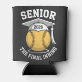 Rafraîchisseur Pour Canette Senior The Final Inning 2026 Softball Graduation (Devant)