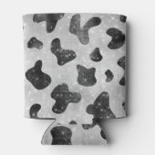 Rafraîchisseur Pour Canette Séquins de Parties scintillant brillant noir brill (Dos)