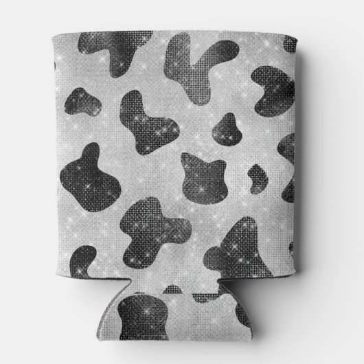 Rafraîchisseur Pour Canette Séquins de Parties scintillant brillant noir brill (Dos)