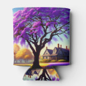 Rafraîchisseur Pour Canette **"Sérénité rustique : L'Embrace pourpre de Jacara (Dos)