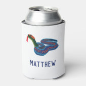 Rafraîchisseur Pour Canette Serpent à jarre à facettes rouges de Californie Pe (Can devant)