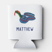 Rafraîchisseur Pour Canette Serpent à jarre à facettes rouges de Californie Pe (Dos)