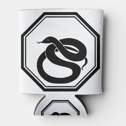 Rafraîchisseur Pour Canette Serpent noir (Devant)