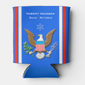 Rafraîchisseur Pour Canette Service de la Garde côtière personnalisée (Devant)